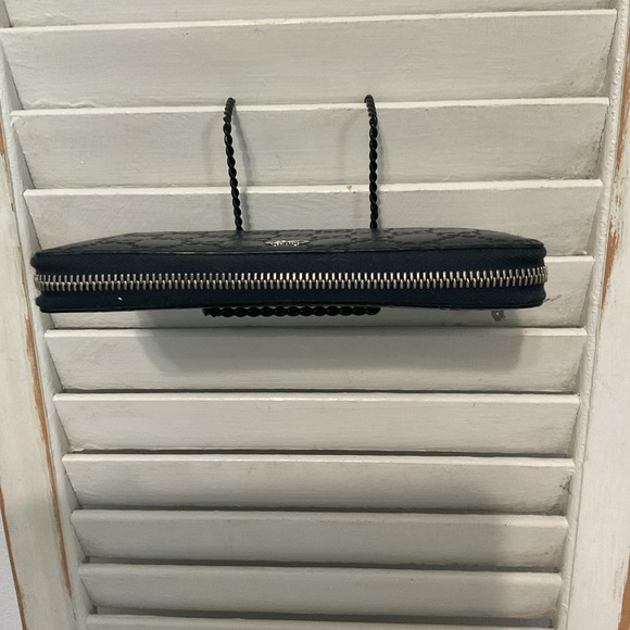 Gucci Wallet GG Logo Navy - Picture 3 of 14